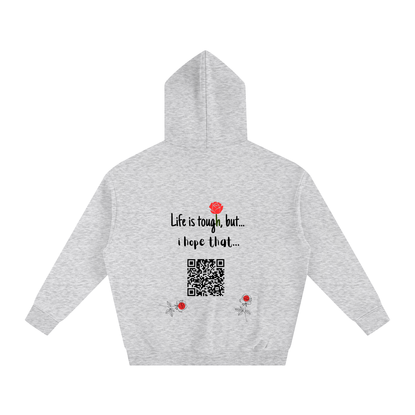 ROSE QR Message Hoodie