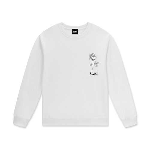 ROSE QR Message Sweatshirt