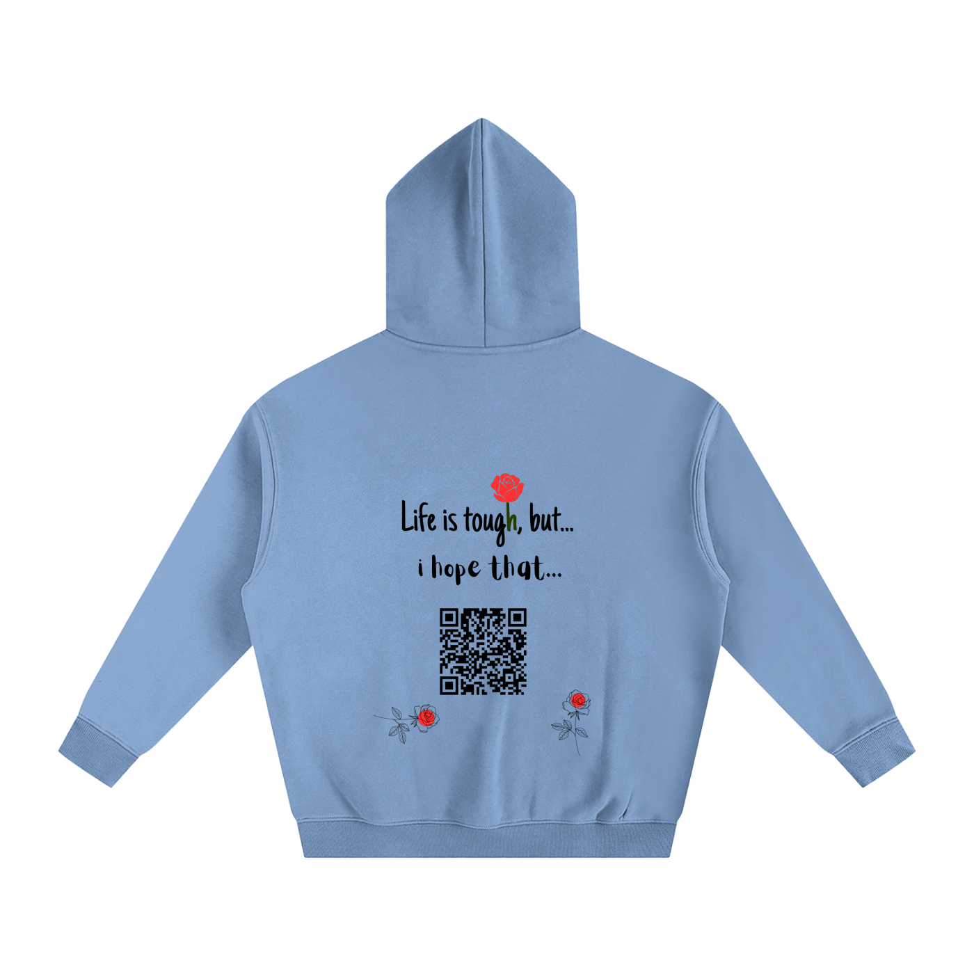ROSE QR Message Hoodie