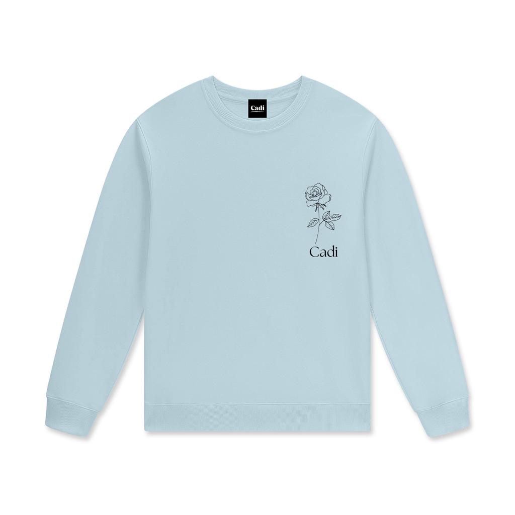 ROSE QR Message Sweatshirt