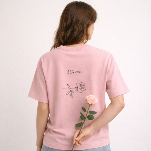 ROSE I like roses T-shirt